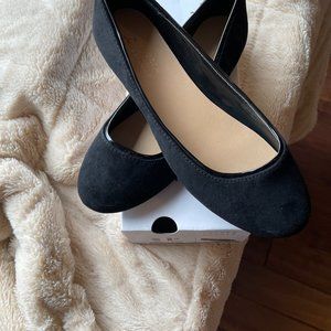 LC Lauren Conrad sheen black ballet flat